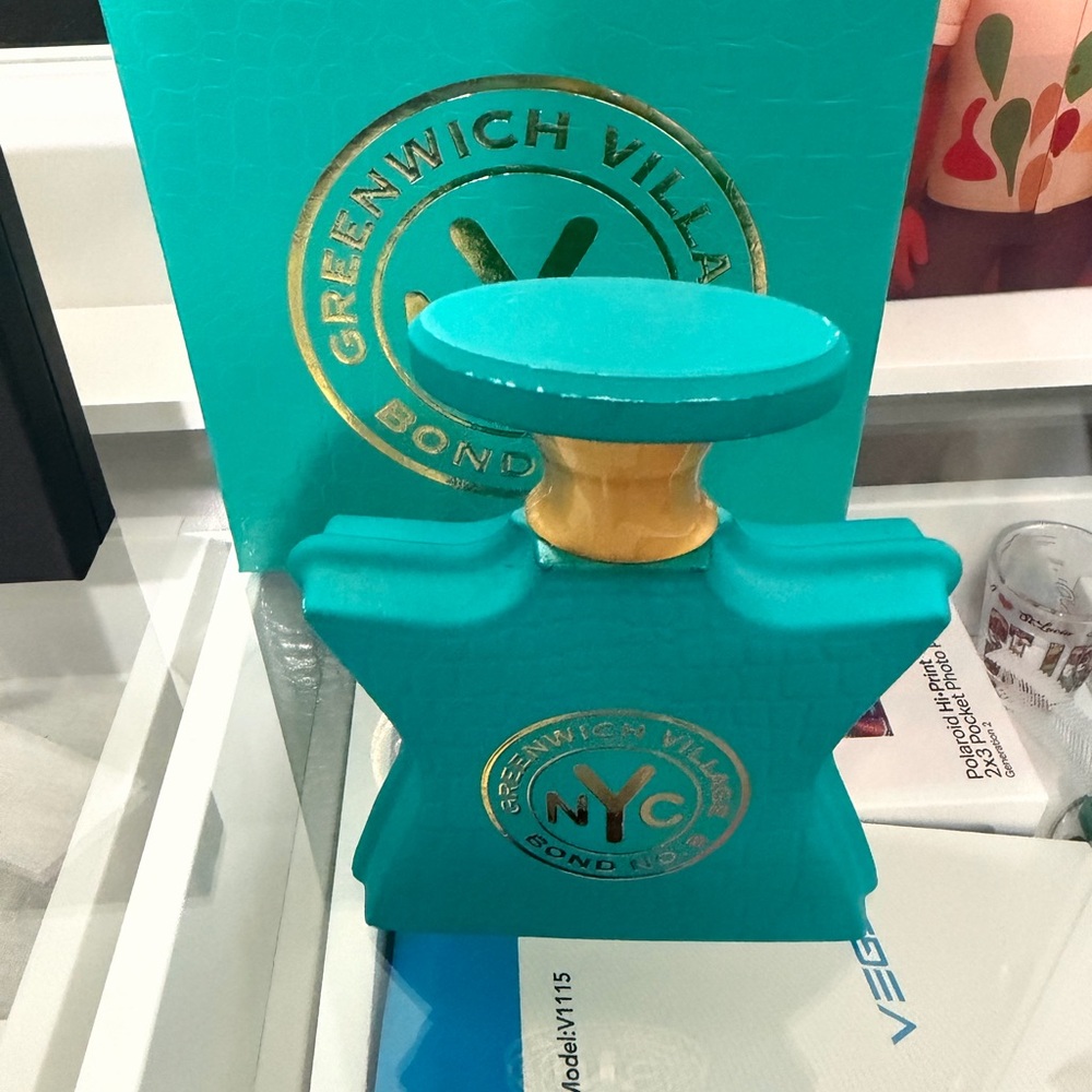Empty Bond No. 9 Greenwich Village Perfume empty bottle and box